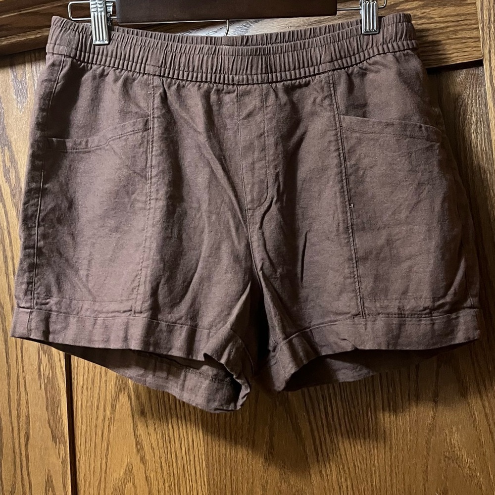 Old Navy High-Rise Brown Shorts